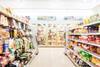 Grocery store shelves