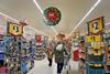 Supermarket at Christmas
