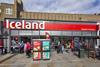 Iceland has used its new fascia for the first time at its store in Clapham Common