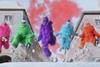 Argos's Christmas ads features giant neon yeti