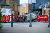 Burnt out car in Sunderland during August 2024 riots