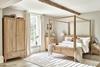 Oak Furnitureland Newton four-poster bedroom