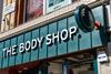 Body Shop Oxford Street sign
