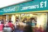 Poundland has cut prices to 93p in Ipswich in a bid to compete with 99p Stores