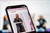 Boohoo webpage of a smartphone