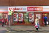 Iceland changed the fascia of its Leicester store to show its split allegiances