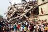 Disaster: more than 400 lives were lost in the Rana Plaza collapse. The factory was being used by Primark and Mango
