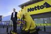 Chief executive of parent company Dansk Supermarked Per Bank at Netto's store opening at Moor Allerton Retail Park in Leeds