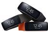 The Samsung Gear Fit syncs with a user's phone to provide instant notifications of emails, texts and incoming calls, alongside tracking fitness goals.