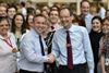 Sainsbury's chief executive Justin King is handing over the reigns to incoming boss Mike Coupe