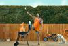 the summer weather brings the barbecues out (B&Q ad)