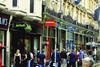 London retail like-for-like sales climbed 2.2 per cent in July while footfall declined due to wet weather.