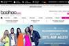 Boohoo, the newly floated fashion etailer, has launched its German language website.