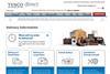 Tesco click and collect webpage