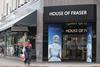 House of Fraser said like-for-like sales rose during its third quarter