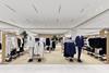 Lefties clothing store interior, menswear department