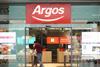 Sales slipped at Argos during the first quarter