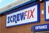 Screwfix sign above store