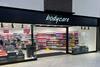 Bodycare store exterior in shopping centre