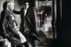 Noirish images shot by Mario Testino have put Burberry ahead of the pack