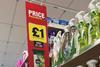 Poundland display showing single-price-point