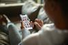 Woman shopping on her smart phone