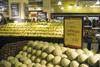 Food prices fall for second month in a row