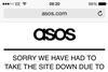 Asos's site was taken down after fire at warehouse
