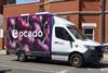 Ocado home delivery vehicle