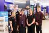 Group of Sainsbury's staff in store