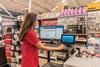 Woman working in DIY store