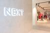 Interior of Next store in Watford