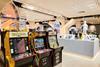 arcade games in Selfridges gaming store