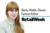 Fashion reporter Becky Waller-Davies