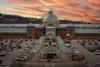 meadowhall-drone-sunset