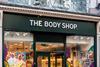 Exterior of The Body Shop store in Birmingham