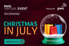 Christmas in July virtual event details: online, on demand