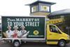 Morrisons delivery van for its online grocery launch