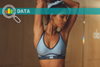 Model wearing Alo Yoga yoga gear