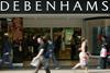 Debenhams on track to hit profits despite sales fall