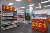 Poundland interior showing single-proce-points