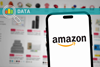 Amazon logo on phone