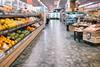 Fruit aisle in a supermarket