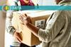 Woman receiving parcel