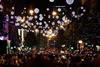 Thousands turned out to see the Oxford Street lights switched on