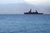 Naval ship in Strait of Hormuz and Red Sea