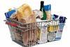 Shopping Basket Full of Groceries
