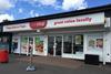 One Stop's new fascia at the Hednesford store, Staffs.