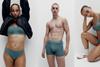 Models wearing Marks & Spencer underwear in advertising campaign