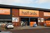 Halfords profits have dropped in the first half
